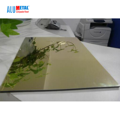 AA3003 Lustrzany aluminiowy panel kompozytowy Acp B1 FR A2 nieprzerwany