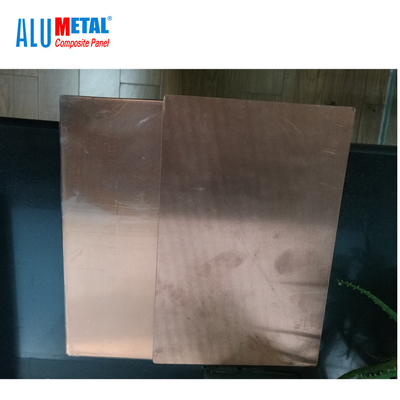 Antystatyczny metalowy panel kompozytowy 5 mm Miedź Aluminium CE SGS