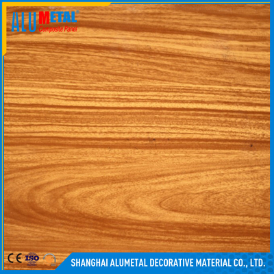 3D Gloss Drewniany aluminiowy panel kompozytowy 3 mm Arkusz ACP ognioodporny