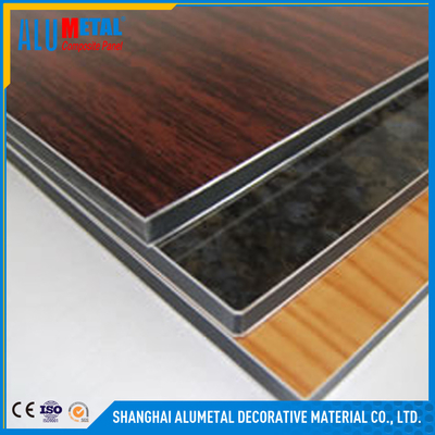 2/3/4/5/6 mm Ognioodporny drewniany panel kompozytowy z aluminium FEVE