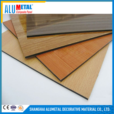 8mm drewniany panel kompozytowy ze stopu aluminium Materiał dekoracyjny