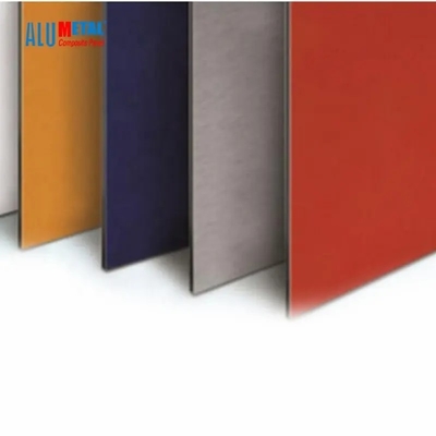 Współczesny aluminiowy panel kompozytowy PVDF ISO9001 4 mm aluminiowy panel kompozytowy