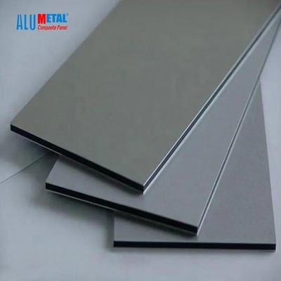 Współczesny aluminiowy panel kompozytowy PVDF ISO9001 4 mm aluminiowy panel kompozytowy