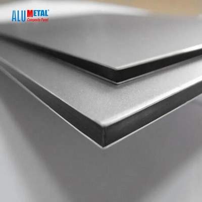Współczesny aluminiowy panel kompozytowy PVDF ISO9001 4 mm aluminiowy panel kompozytowy