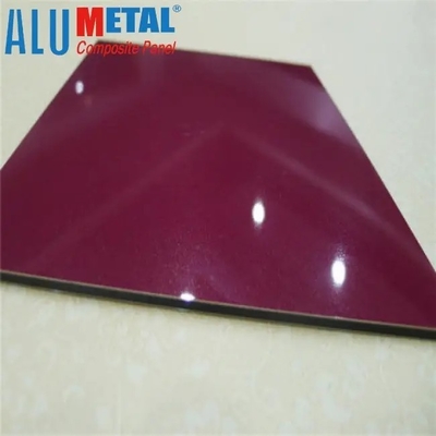 Alumetal 2mm 3mm 4mm 5mm 6mm ACM Alucobond Aluminiowa okładzina Arkusz ACP 4x8 Panel kompozytowy do panelu ściennego