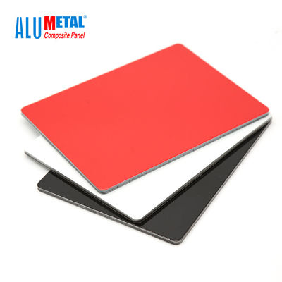 4mm 0,3mm FEVE Dekoracyjne aluminiowe panele ścienne Pokryty PVDF aluminiowy panel kompozytowy