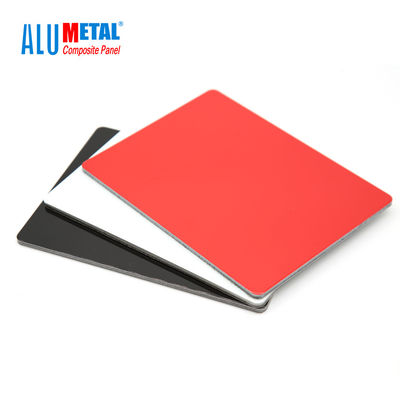 4mm 0,3mm FEVE Dekoracyjne aluminiowe panele ścienne Pokryty PVDF aluminiowy panel kompozytowy