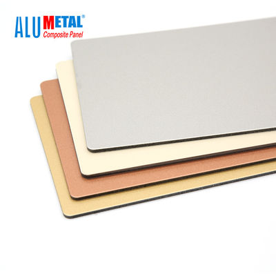 3mm ACM 1250mm Wewnętrzne aluminiowe panele kompozytowe Panele okładzinowe LDPE Ognioodporne
