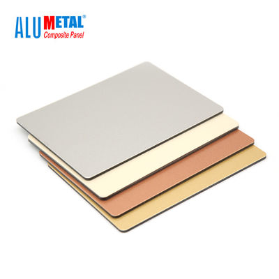 3mm ACM 1250mm Wewnętrzne aluminiowe panele kompozytowe Panele okładzinowe LDPE Ognioodporne