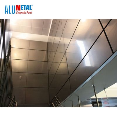 1000MM PE Dekoracyjne aluminiowe panele okładzinowe kompozytowe Blacha ze stali nierdzewnej 6mm FEVE