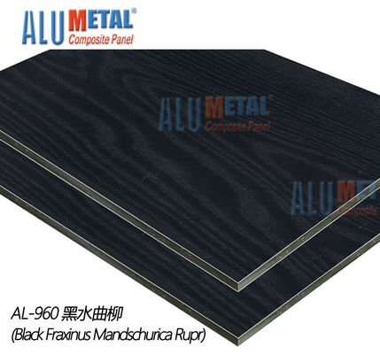 0,06 mm malowana blacha aluminiowa powlekana 4 mm panel Acm 1250 mm kryty do willi