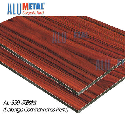 0,06 mm malowana blacha aluminiowa powlekana 4 mm panel Acm 1250 mm kryty do willi