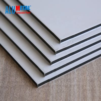 4 mm antybakteryjny panel kompozytowy PVDF z aluminium Acp Arkusz 1250 mm Materiał budowlany