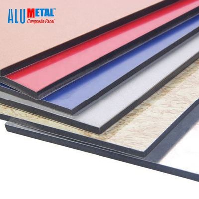 4 mm antybakteryjny panel kompozytowy PVDF z aluminium Acp Arkusz 1250 mm Materiał budowlany
