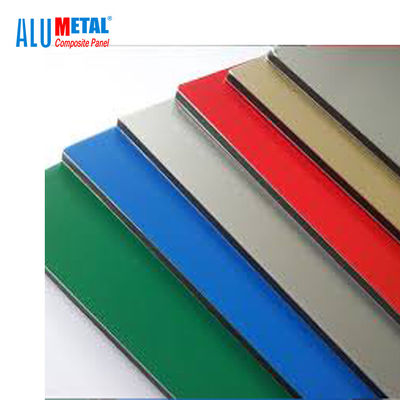 1220x2440mm Szczotkowany aluminiowy panel kompozytowy PVDF 5mm AA1100
