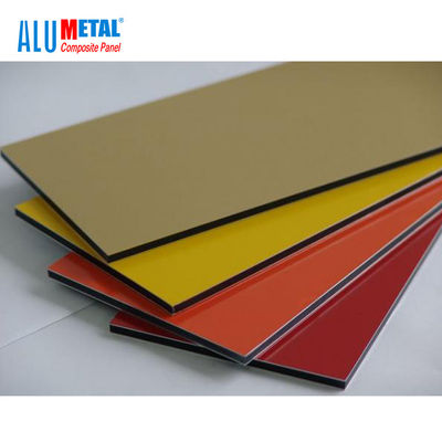 1220x2440mm Szczotkowany aluminiowy panel kompozytowy PVDF 5mm AA1100