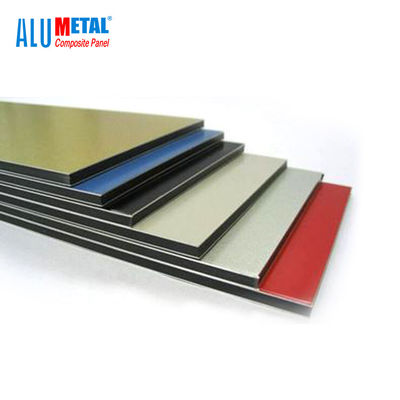 4mm powlekana PVDF ze stopu aluminium 3003 okładzina ścienna Płyta kompozytowa Antybakteryjna ISO9001