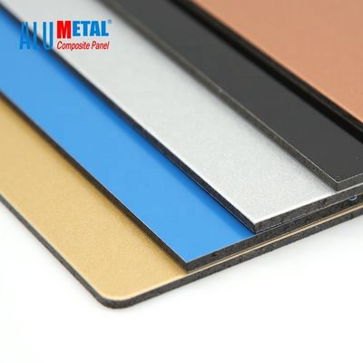 6mm Dibond 1500 x 4000mm PE Aluminiowy panel kompozytowy Płyta warstwowa Nano ognioodporna