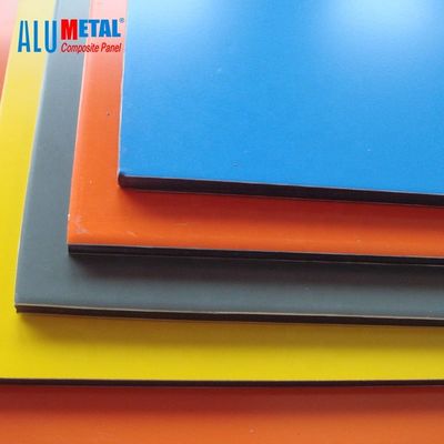 4mm 1250mm Plastikowe aluminiowe płyty kompozytowe Panele Spectrum AA3003