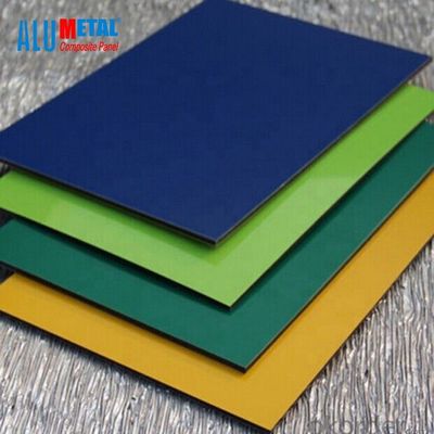 1500 mm Fasada Lustro Aluminiowy panel z materiału kompozytowego Rdzeń LDPE 10 mm