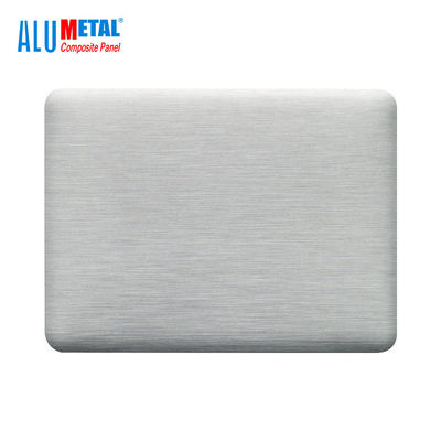 Aluminiowa okładzina z blachy lustrzanej Acp 0,5 mm Srebrna 2440 mm Połysk
