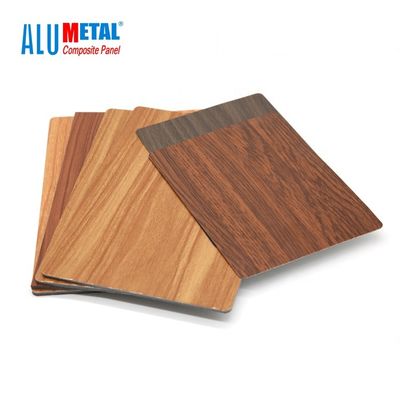 3 mm drewniany aluminiowy panel kompozytowy PE 0,3 mm arkusz ACP ognioodporny połysk 3D