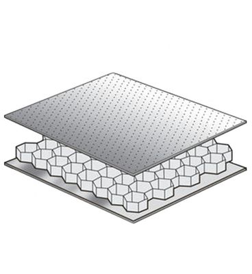 500mm 4x8 Zewnętrzny aluminiowy panel o strukturze plastra miodu Panel warstwowy o strukturze plastra miodu AA3003