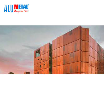 4mm 1000mm Aluminiowy panel kompozytowy Signage Metalowe panele ścienne 0,55mm