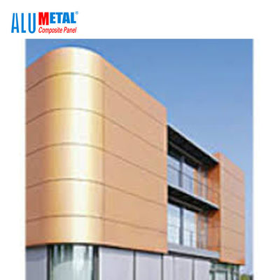 4mm 1000mm Aluminiowy panel kompozytowy Signage Metalowe panele ścienne 0,55mm