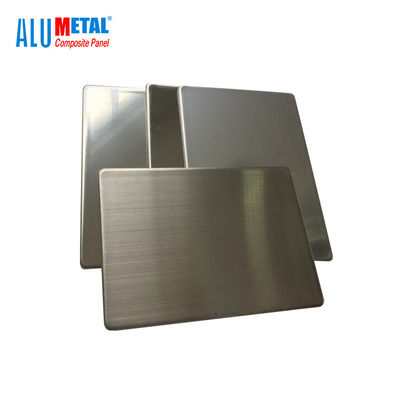Odporny na pleśń panel kompozytowy ze stali nierdzewnej o grubości 5000 mm z aluminium i tworzywa sztucznego FEVE 1220 mm AA1100