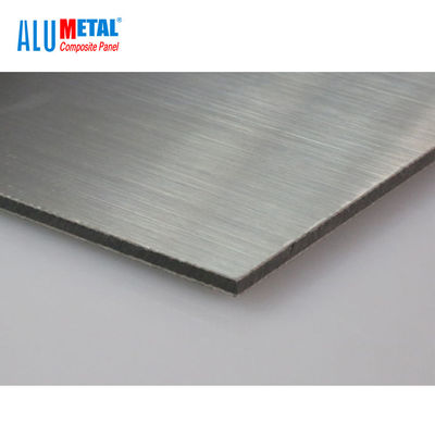 1000MM PE Dekoracyjne aluminiowe panele okładzinowe kompozytowe Blacha ze stali nierdzewnej 6mm FEVE