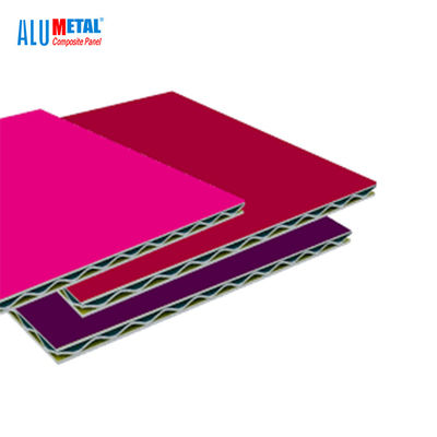 Aluminiowe panele z tektury falistej 1220X2440MM Powłoka Acp Powłoka PVDF
