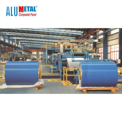 Powlekana kolorem 100 mm wstępnie pomalowana cewka z blachy aluminiowej H112 Wykrawanie 2200 mm