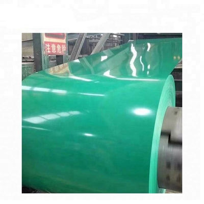 Kolorowa 8011 2500 MM Powlekana aluminiowa cewka Powlekana PVC aluminiowa cewka wykończeniowa 0,06 MM