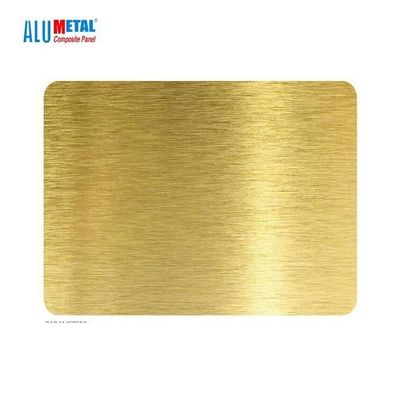 5 mm szczotkowany aluminiowy panel kompozytowy z PVC AA3003 Nacreous