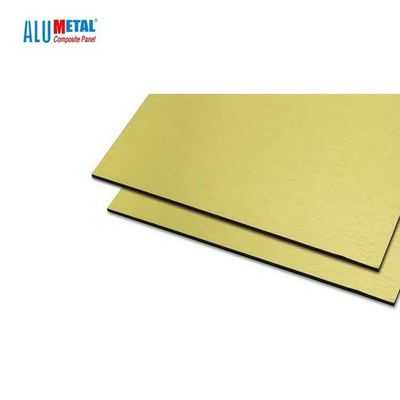 5 mm szczotkowany aluminiowy panel kompozytowy z PVC AA3003 Nacreous