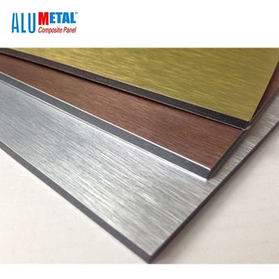 3MM cienki szczotkowany aluminiowy panel kompozytowy 1570MM AA1100