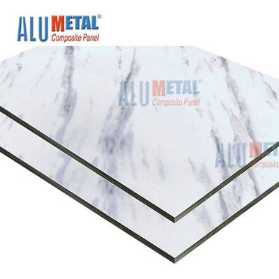 1500MM 3mm marmurowy aluminiowy panel kompozytowy Wewnętrzne panele warstwowe o strukturze plastra miodu AA1100
