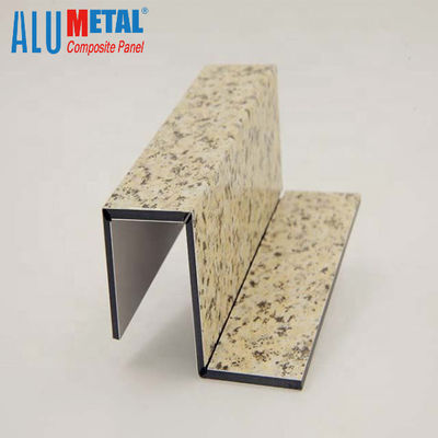 5000 mm marmurowy panel kompozytowy z aluminium AA1100 8 mm okładzina zewnętrzna z drewna acp
