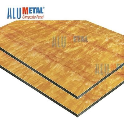 0,08 mm 6 mm Drewniany plastikowy marmurowy aluminiowy panel kompozytowy Zewnętrzna okładzina ścienna Odm