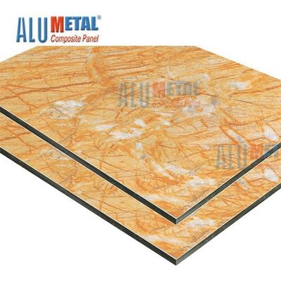 Marmurowy panel kompozytowy LDPE 0,70 mm PE Aluminiowy panel kompozytowy Acp Okładzina ścienna Nano 2440 mm