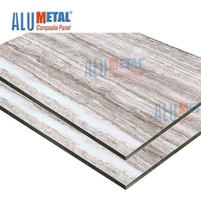 Płyta kompozytowa z aluminium ACP Materiał 0,1 mm 5000 mm Anodowany granit