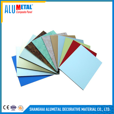 Zewnętrzny aluminiowy panel kompozytowy 4 mm PVDF do okładzin ściennych