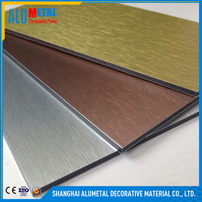 Aluminiowy panel kompozytowy 6 mm PVDF AA5005 do budynków prefabrykowanych
