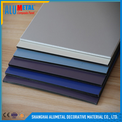 Niestandardowy aluminiowy panel kompozytowy 2 mm PVDF Wiele warstw dla architektury