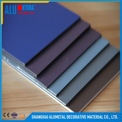 Niestandardowy aluminiowy panel kompozytowy 2 mm PVDF Wiele warstw dla architektury