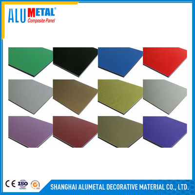 Alumetal ACP PVDF Aluminiowy panel kompozytowy Antystatyczny ognioodporny