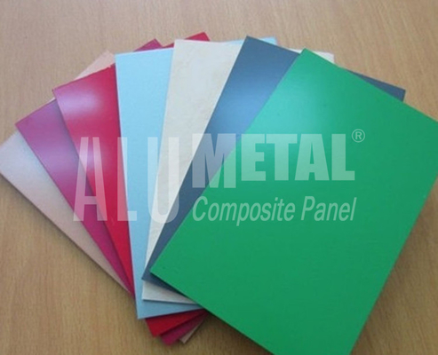 Wewnętrzne panele okładzinowe ACM Lekki aluminiowy panel kompozytowy PE 3 mm