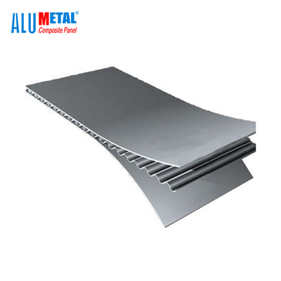 8 mm aluminiowe blachy dachowe faliste Trwały aluminiowy panel kompozytowy 3D